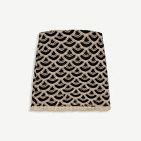 Black and Ecru Crochet Teresa Skirt