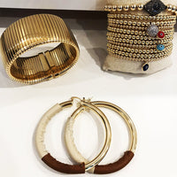 18K Wide Flex Cuff