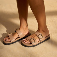 BILLINI Areli Slides Light Cashew