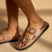 BILLINI Areli Slides Light Cashew