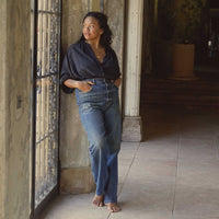 THE JANE BLOUSE -- BLACK