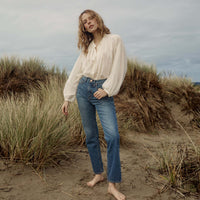 THE JANE BLOUSE -- SALT