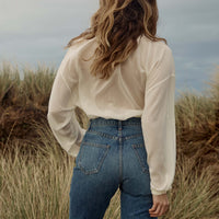 THE JANE BLOUSE -- SALT