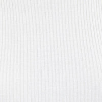 White Midi Dress Long Sleeve Keyhole Bodycon Rib Knit