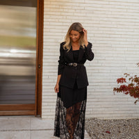 Black Angie Lace Skirt