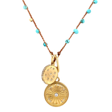 Turquoise Charm Necklace