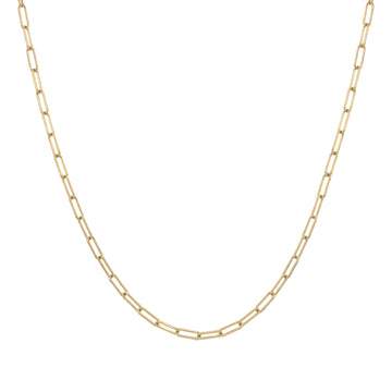 14K Paperclip Chain Necklace
