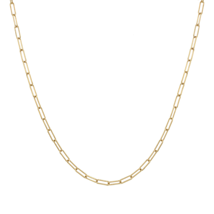 14K Paperclip Chain Necklace