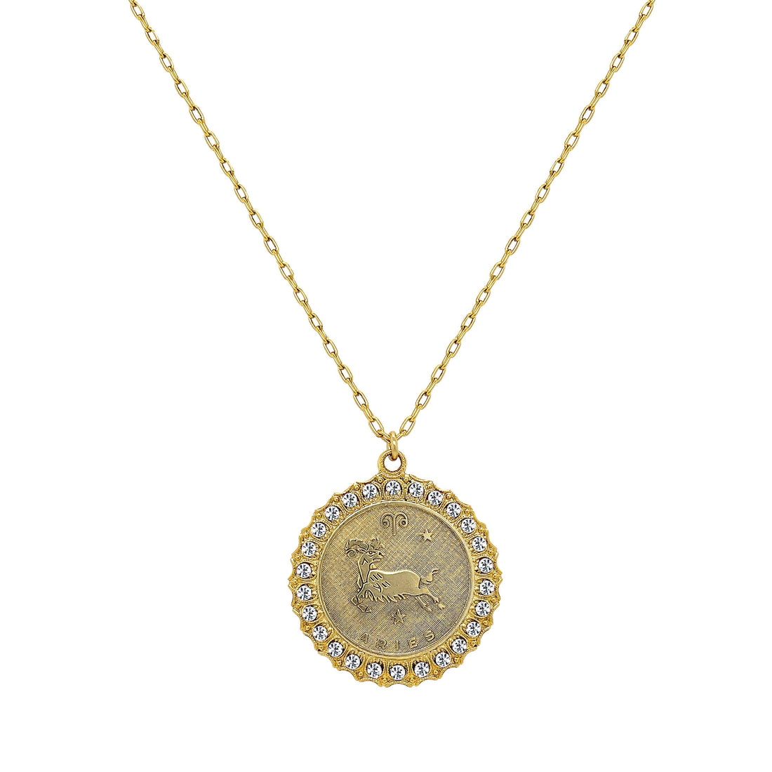 Zodiac Disc Necklace