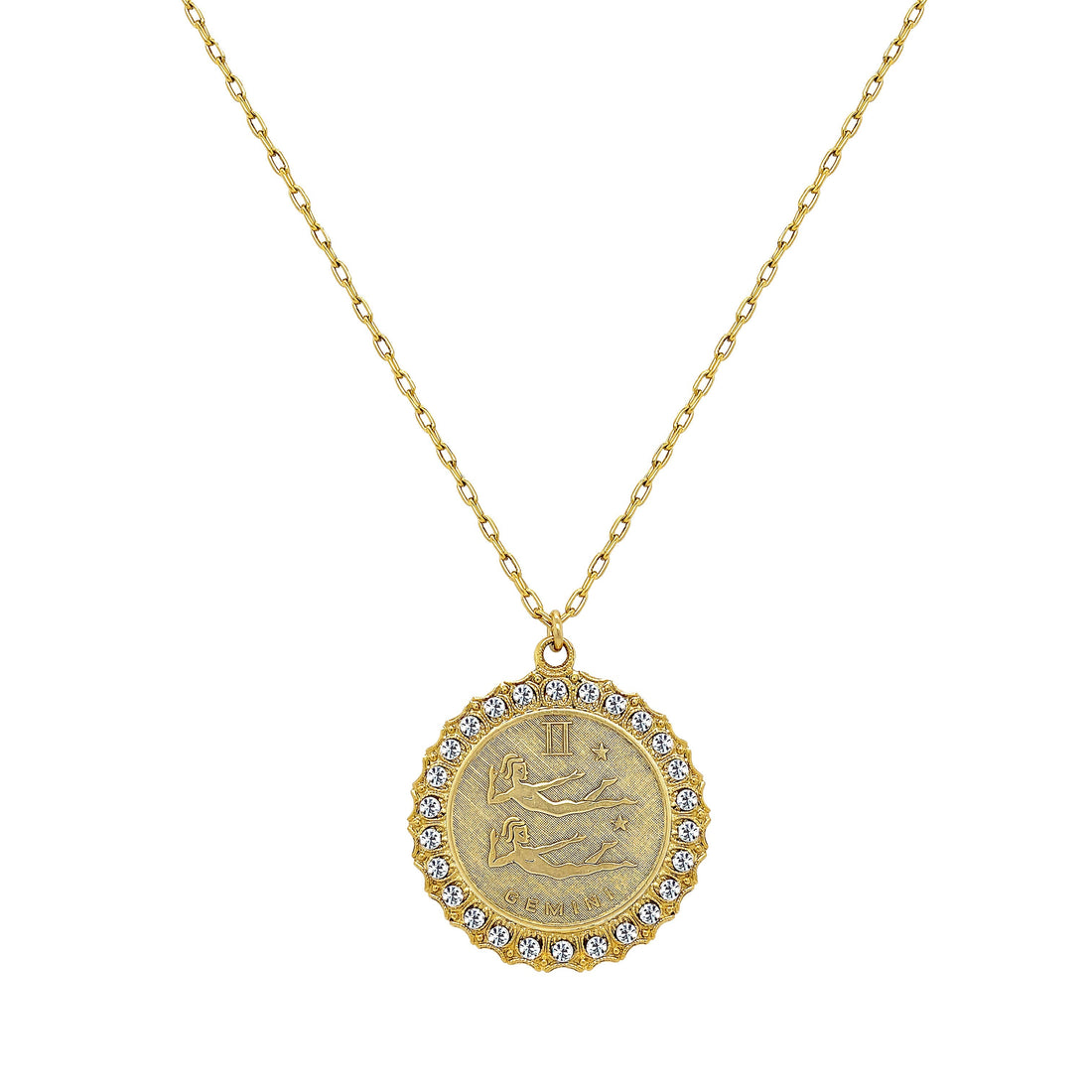 Zodiac Disc Necklace