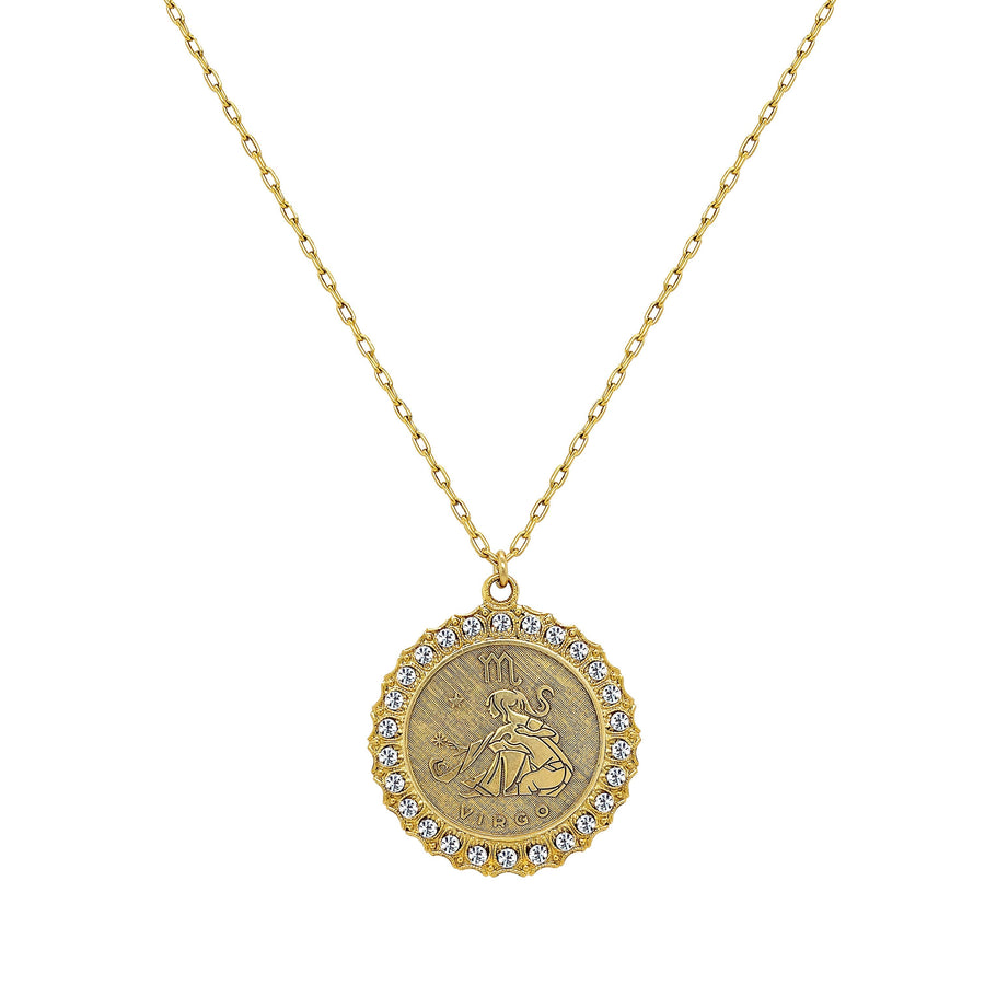 Zodiac Disc Necklace
