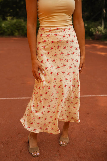 Yellow Floral Emy Skirt