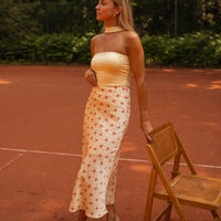 Yellow Floral Emy Skirt