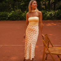 Yellow Floral Emy Skirt